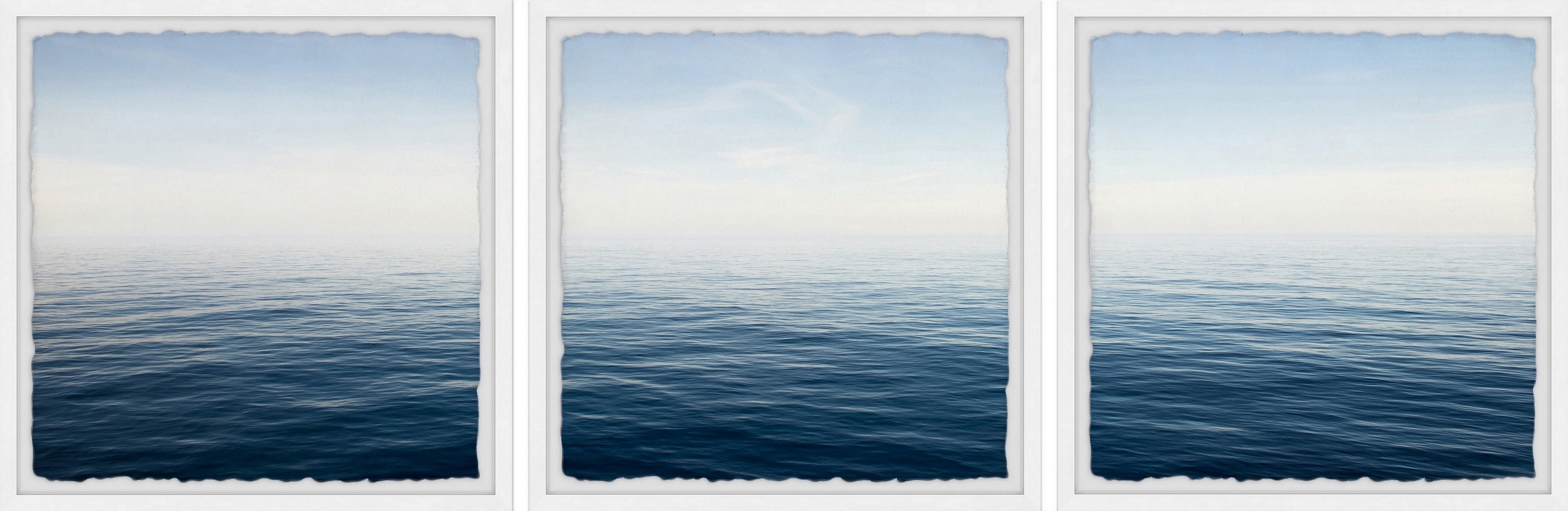 Marmont Hill Endless Blue Ocean Triptych, 18" x 54"