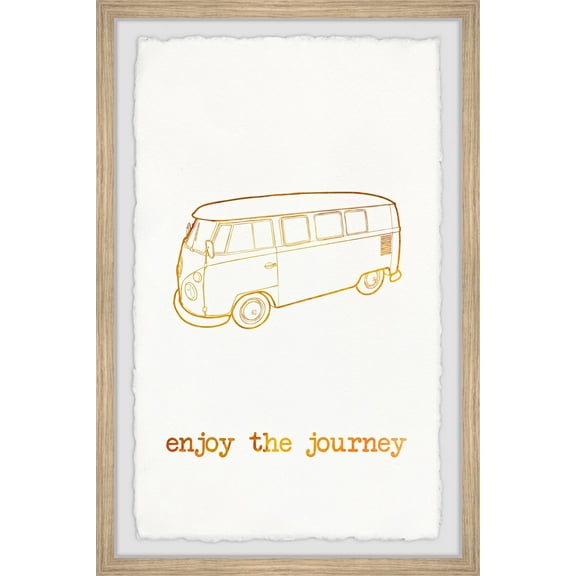 Marmont Hill Enjoy the Journey Framed Wall Art