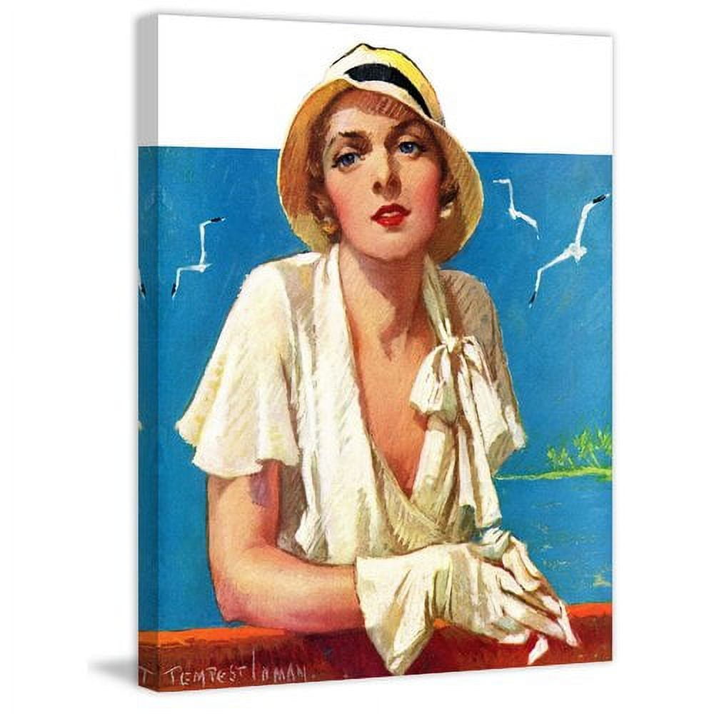 Marmont Hill - "Enjoying the View" Painting Print on Wrapped Canvas