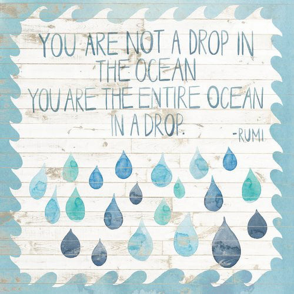 Marmont Hill "Entire Ocean" Painting Print on Wrapped Canvas
