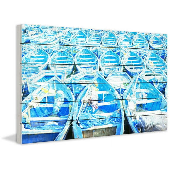 Marmont Hill "Essouira Lunch" Painting Print on White Wood