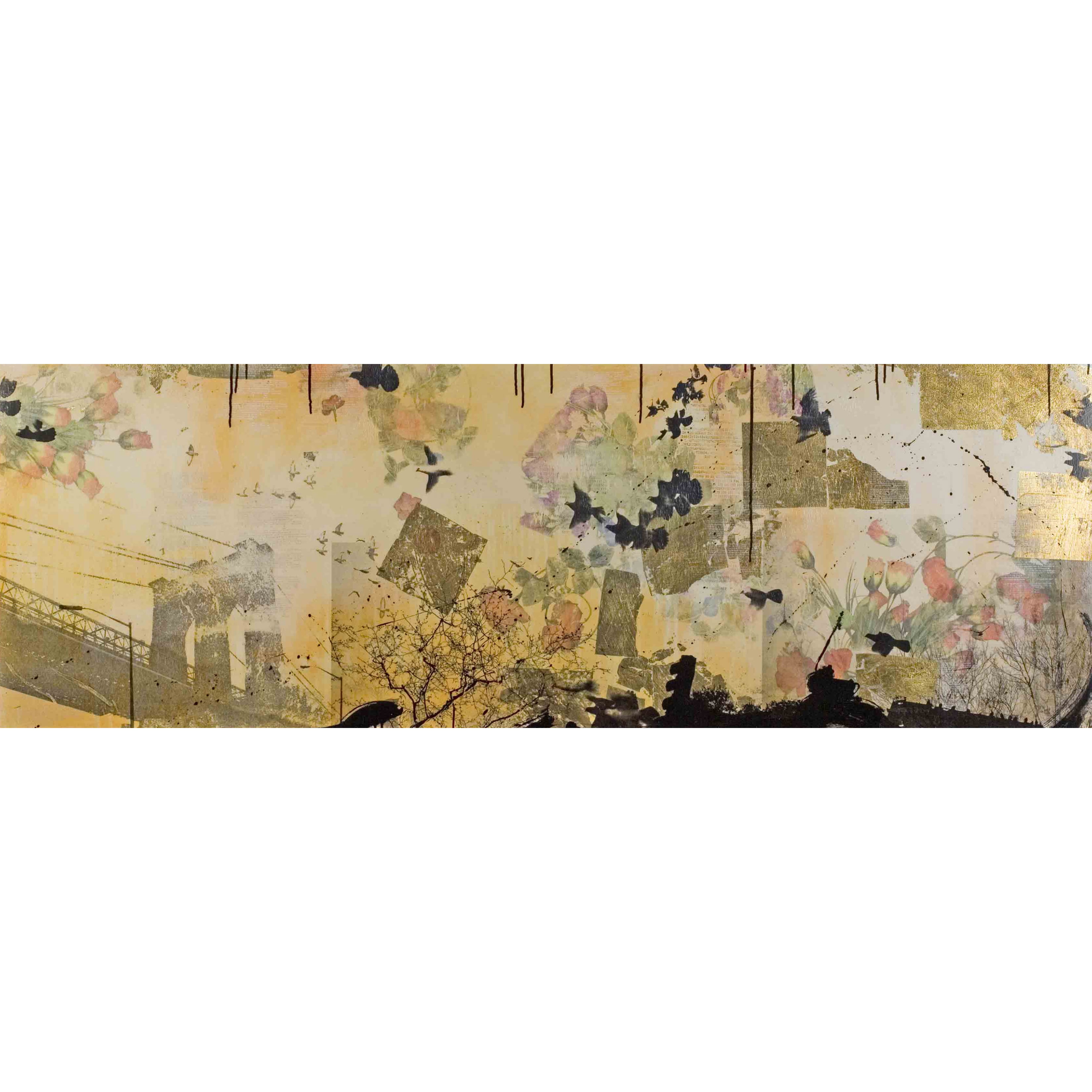 Marmont Hill "Etched in Stone" by Tracy Silva Barbosa Painting Print on Canvas