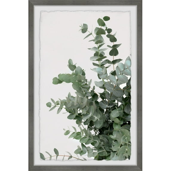 Marmont Hill Evergreen Shrub Framed Wall Art, 8" x 12"