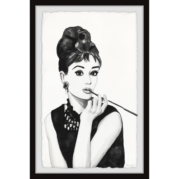 Marmont Hill Fabulous Shirley Framed Painting Print
