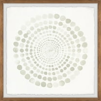 Marmont Hill Faded Spiral Framed Wall Art, 12.00" x 1.50"