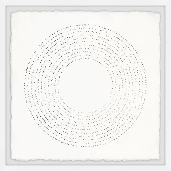 Marmont Hill Fading Dots Framed Painting Print