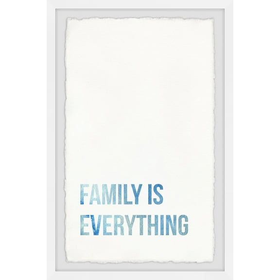 Marmont Hill Family Is Everything Ii Framed Wall Art, 8.00" x 1.50"