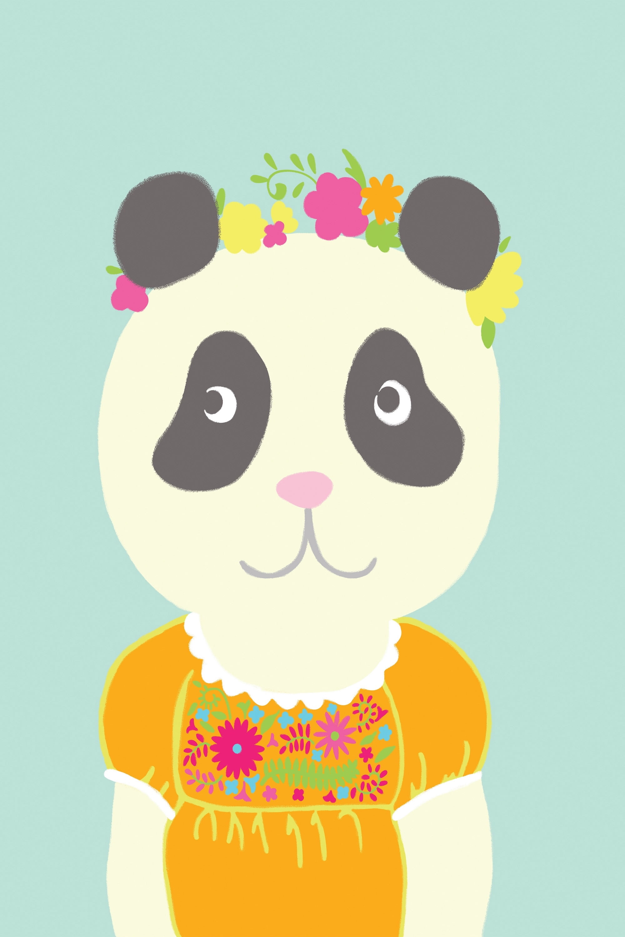 Marmont Hill Fancy Animals IV Canvas Wall Art