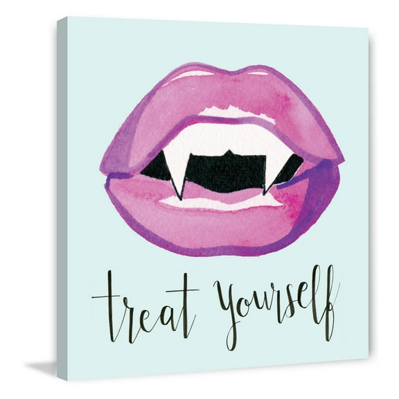 Marmont Hill "Fangs" by Molly Rosner Painting Print on Wrapped Canvas