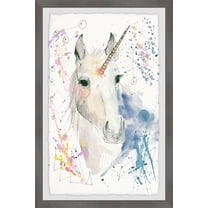 Marmont Hill Fantasy Unicorn Framed Wall Art