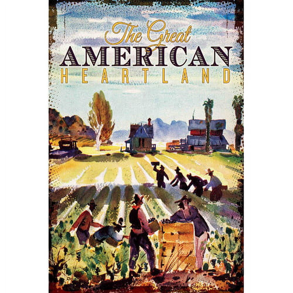 Marmont Hill "Farm Veggies" Painting Print on Canvas