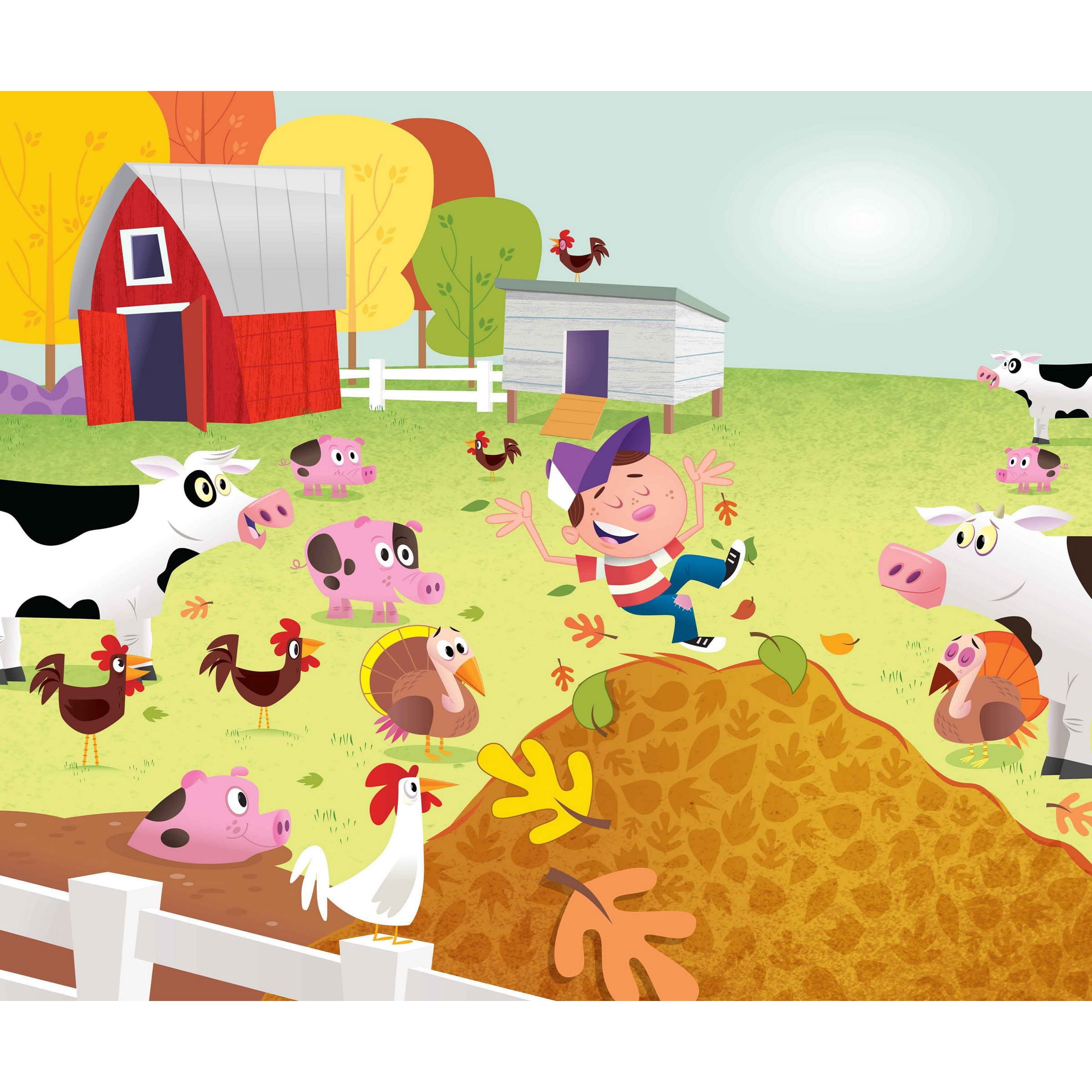 Marmont Hill "Farm" by Curtis Painting Print on Canvas