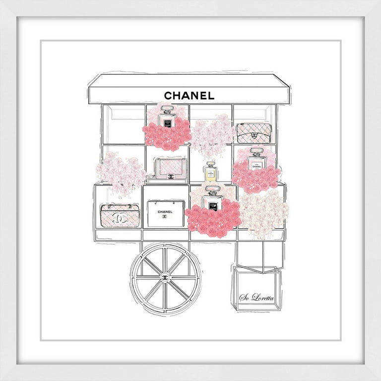 Marmont Hill Fashion Cart by Loretta So Framed Painting Print