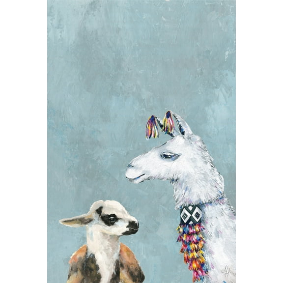 Marmont Hill Fashion Power in Blue II Canvas Wall Art