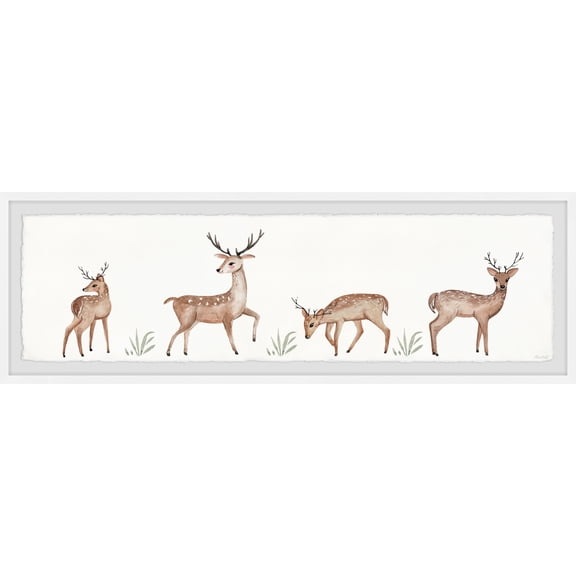 Marmont Hill Fawn With Antlers Framed Painting Print