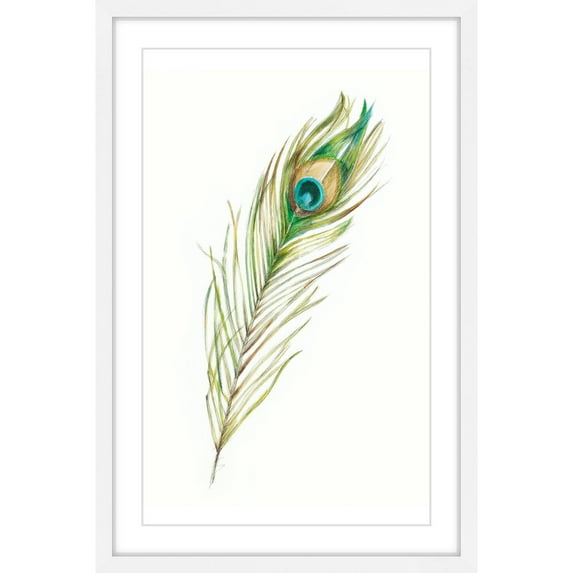 Marmont Hill "Feather Eye" Framed Painting Print