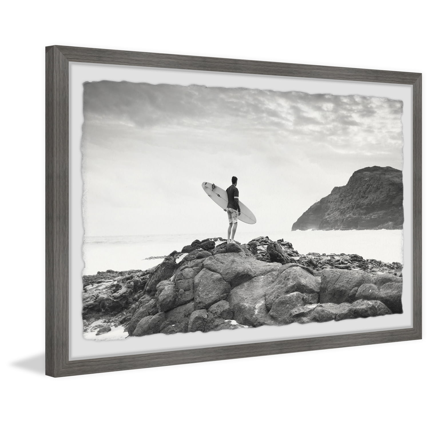 Marmont Hill Feed My Soul By Morgan Hartley Framed Wall Art, 36.00" x 1.50"