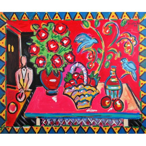 Marmont Hill "Felidia" by Wayne Ensrud Painting Print on Canvas