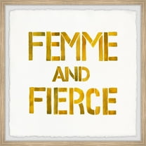 Marmont Hill Femme and Fierce Framed Wall Art