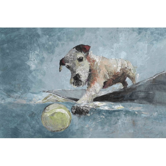 Marmont Hill Fetch That Ball Canvas Wall Art