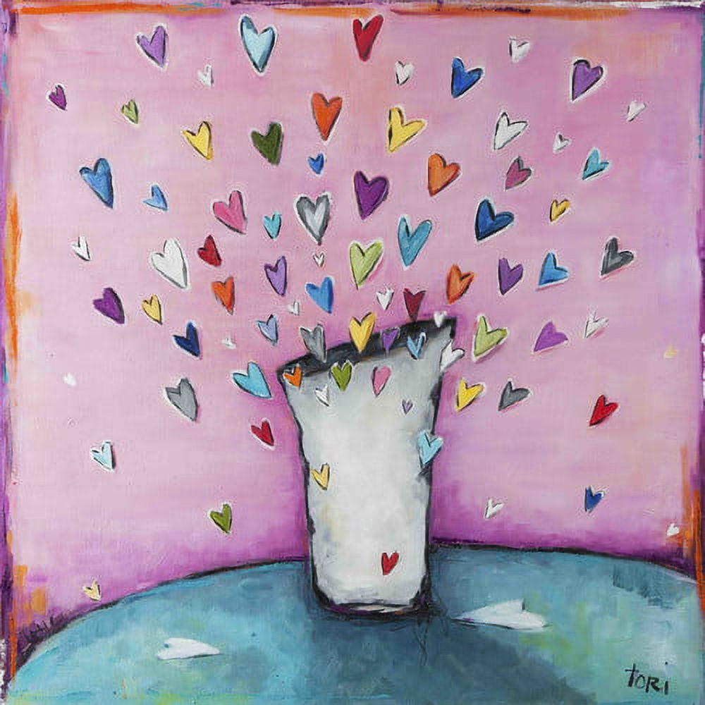 Marmont Hill "Filled to the Brim With Love" by Tori Campisi Painting Print on Canvas