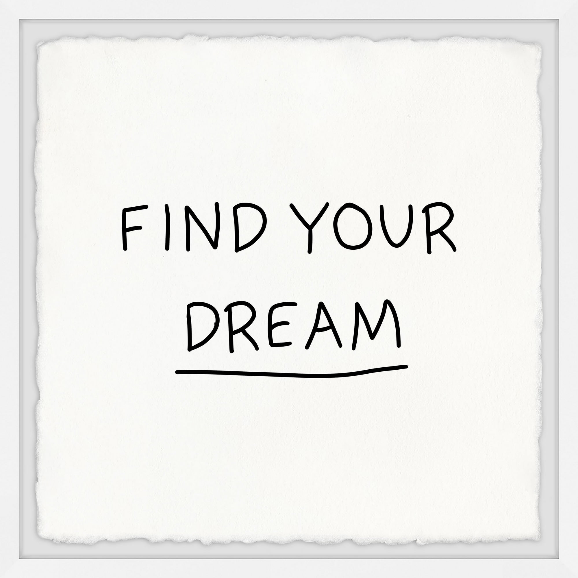 Marmont Hill Find Your Dream IV Framed Wall Art, 24" x 24"