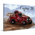 thumbnail image 1 of Marmont Hill "Fire Engine" by Reesa Qualia Painting Print on Wrapped Canvas, 1 of 5