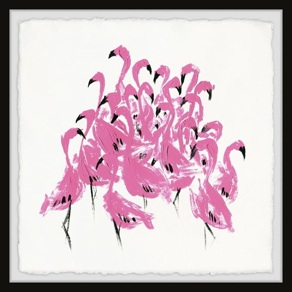 Marmont Hill Flamingo Birds Framed Art Prints