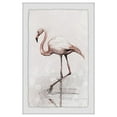 thumbnail image 1 of Marmont Hill Flamingo Splash Framed Painting Print, 1 of 4