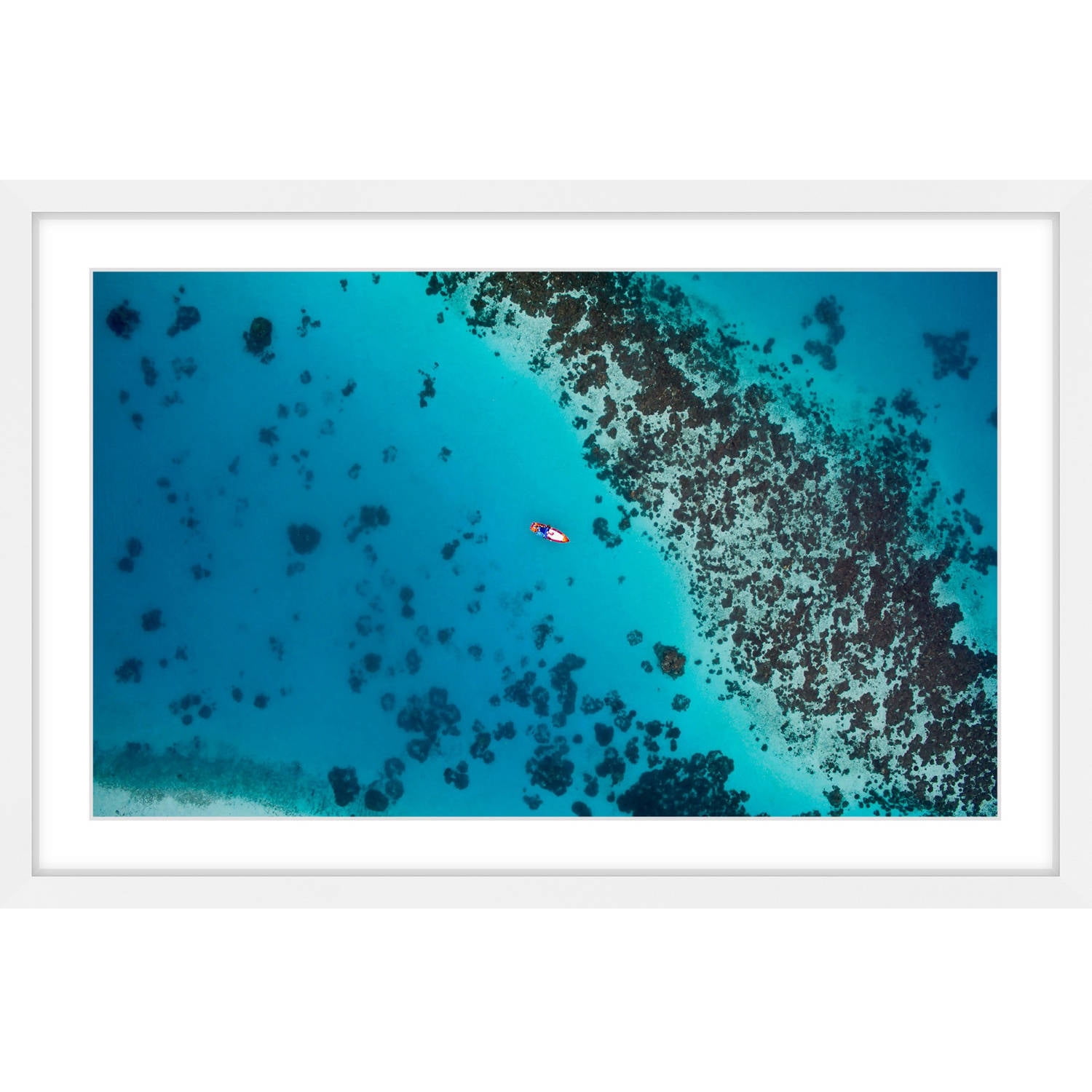 Marmont Hill "Floating Deserted" by Hassan Ishan Framed Painting Print