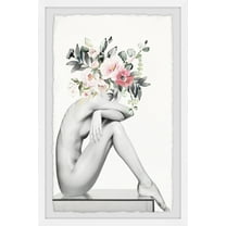Marmont Hill Floral Crown Framed Wall Art
