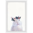 thumbnail image 1 of Marmont Hill Floral Crowned Rabbit Framed Wall Art, 1 of 6