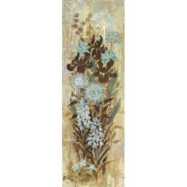Marmont Hill "Floral Frenzy Blue I" Painting Print on Canvas