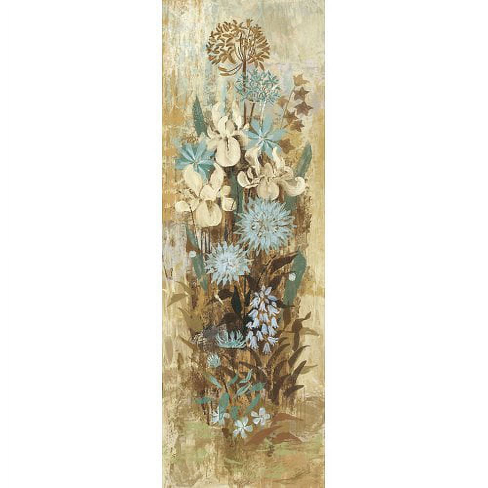 Marmont Hill "Floral Frenzy Blue II" Painting Print on Canvas