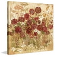 thumbnail image 1 of Marmont Hill "Floral Frenzy Burgundy V" Painting Print on Canvas, 1 of 4