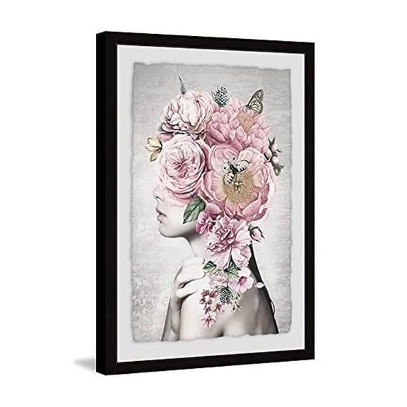 Marmont Hill Floral Hair Framed Painting Print