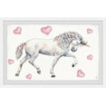 thumbnail image 1 of Marmont Hill Floral-haired Unicorn Framed Wall Art, 1 of 6