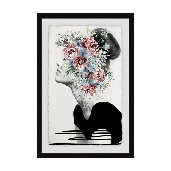 Marmont Hill Flower Crown Framed Print Wall Art