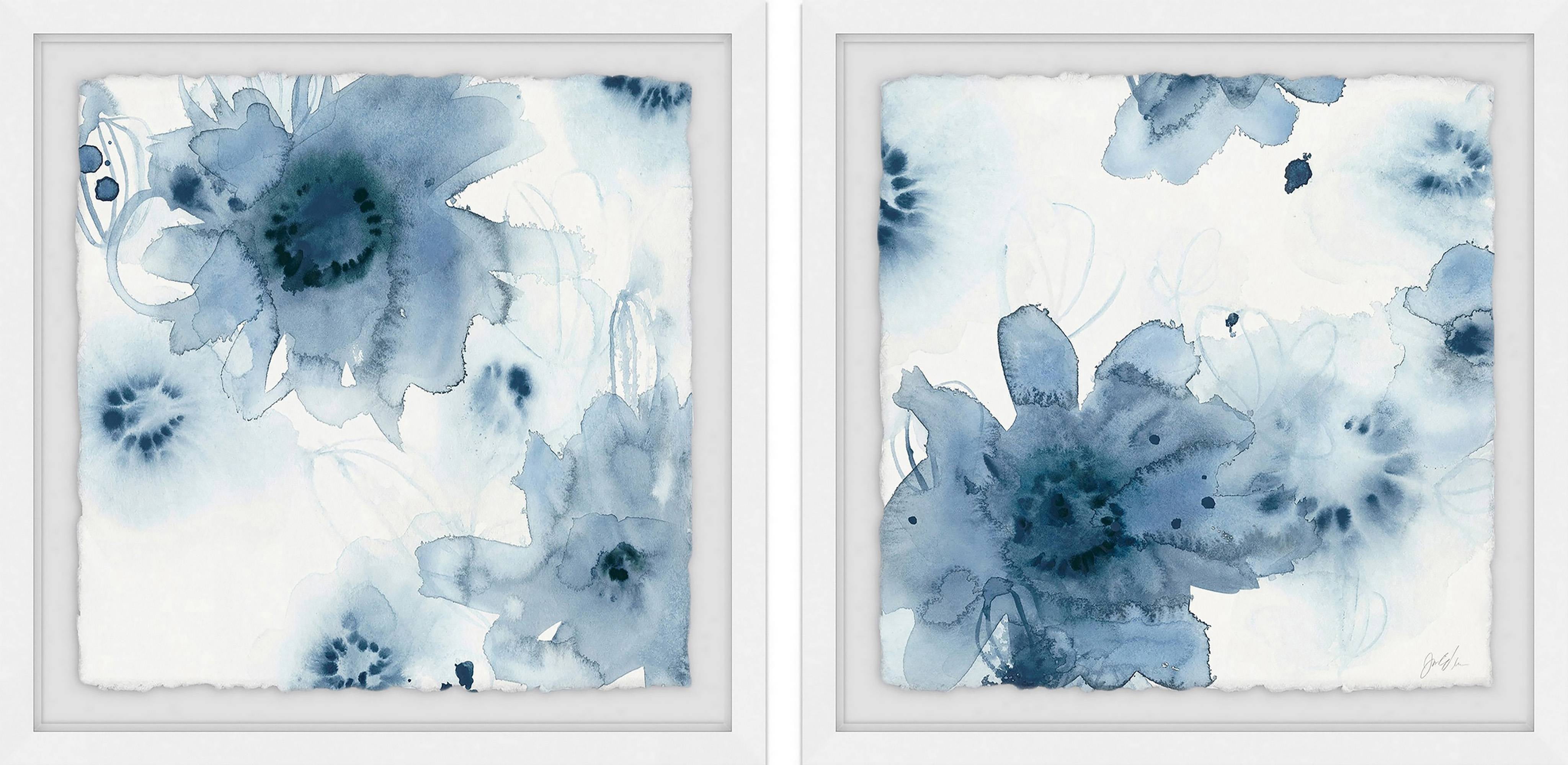 Marmont Hill Flower Dye Diptych, Art Prints, 24.00" x 1.50"