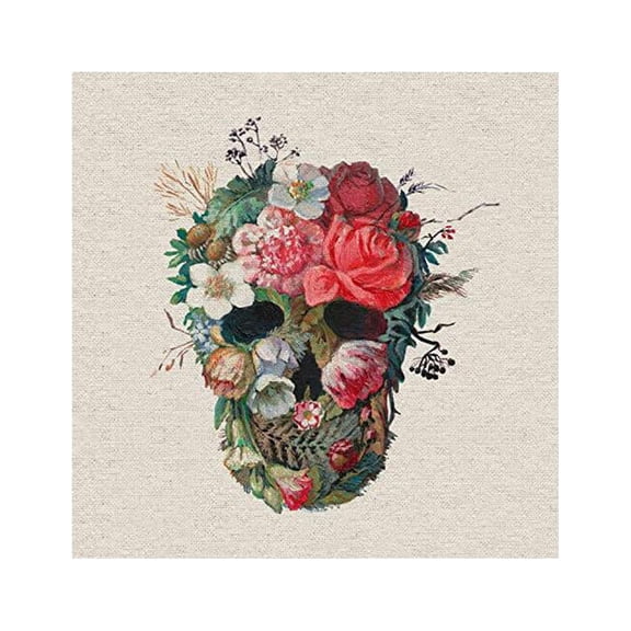 Marmont Hill Flower Face Painting Print on Wrapped Canvas