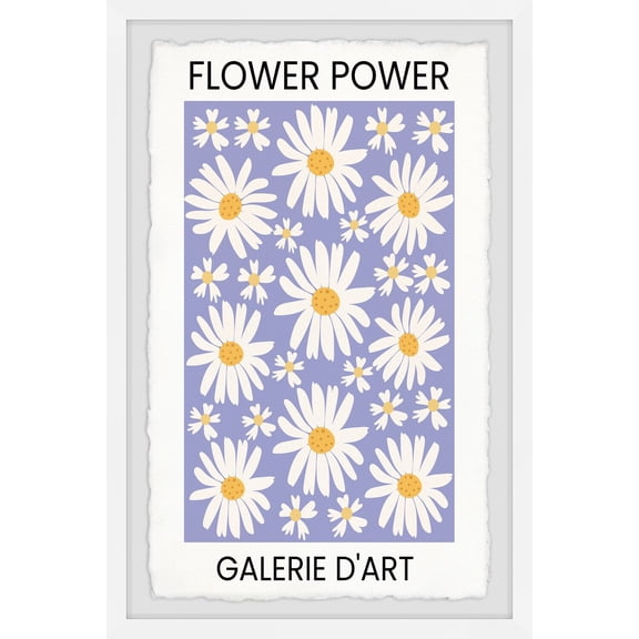 Marmont Hill Flower Power Art Gallery Framed Painting Print