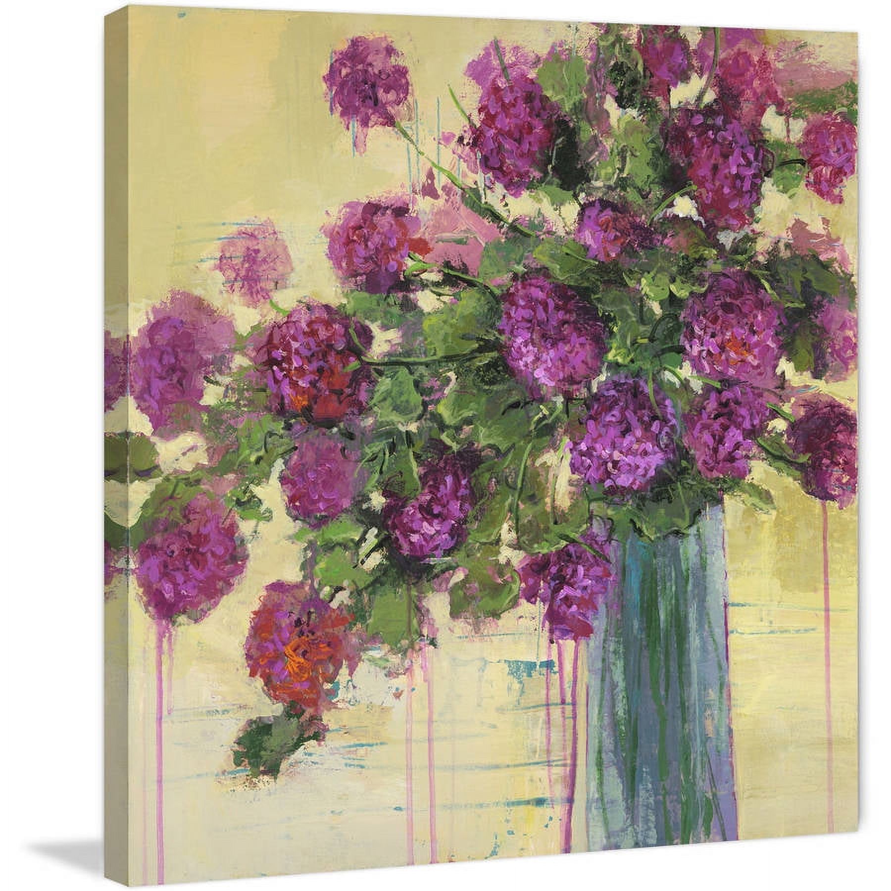 Marmont Hill - "Flower Remedy II" by Julie Joy Painting Print on Wrapped Canvas