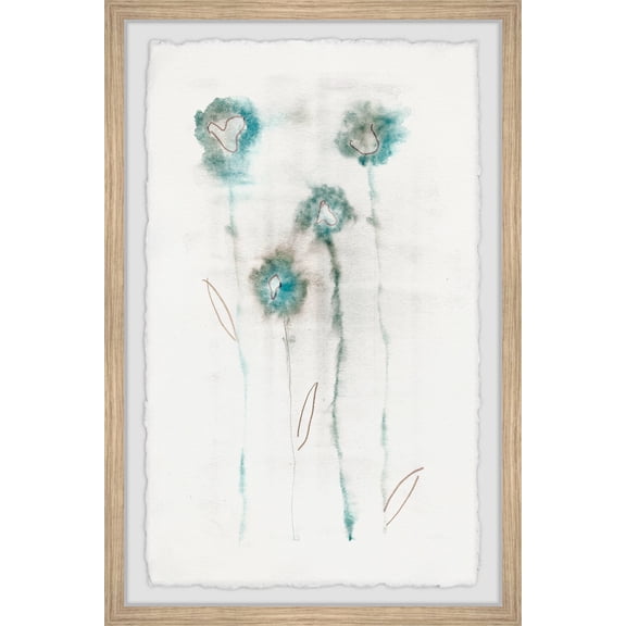 Marmont Hill Flower Smudges Framed Wall Art