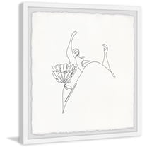 Marmont Hill Flower for You Framed Painting Print