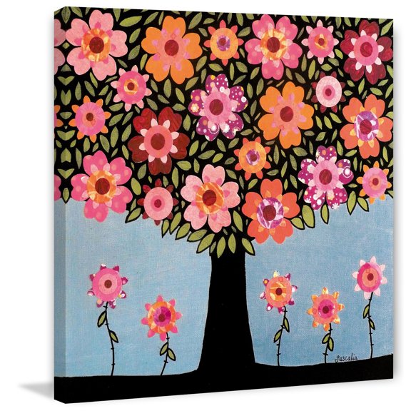 Marmont Hill Flowering Tree Print on Wrapped Canvas