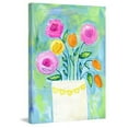 thumbnail image 1 of Marmont Hill "Flowers White Vase" by Jill Lambert Painting Print on Wrapped Canvas, 1 of 5