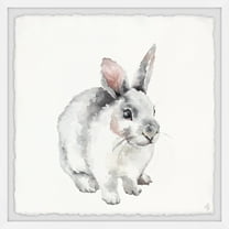 Marmont Hill Fluffy Little Bunny Framed Wall Art