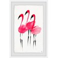 thumbnail image 1 of Marmont Hill Flush Flamingoes Framed Wall Art, 1 of 6