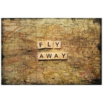 Marmont Hill "Fly Away 2" Sylvia Cook Painting Print on Canvas