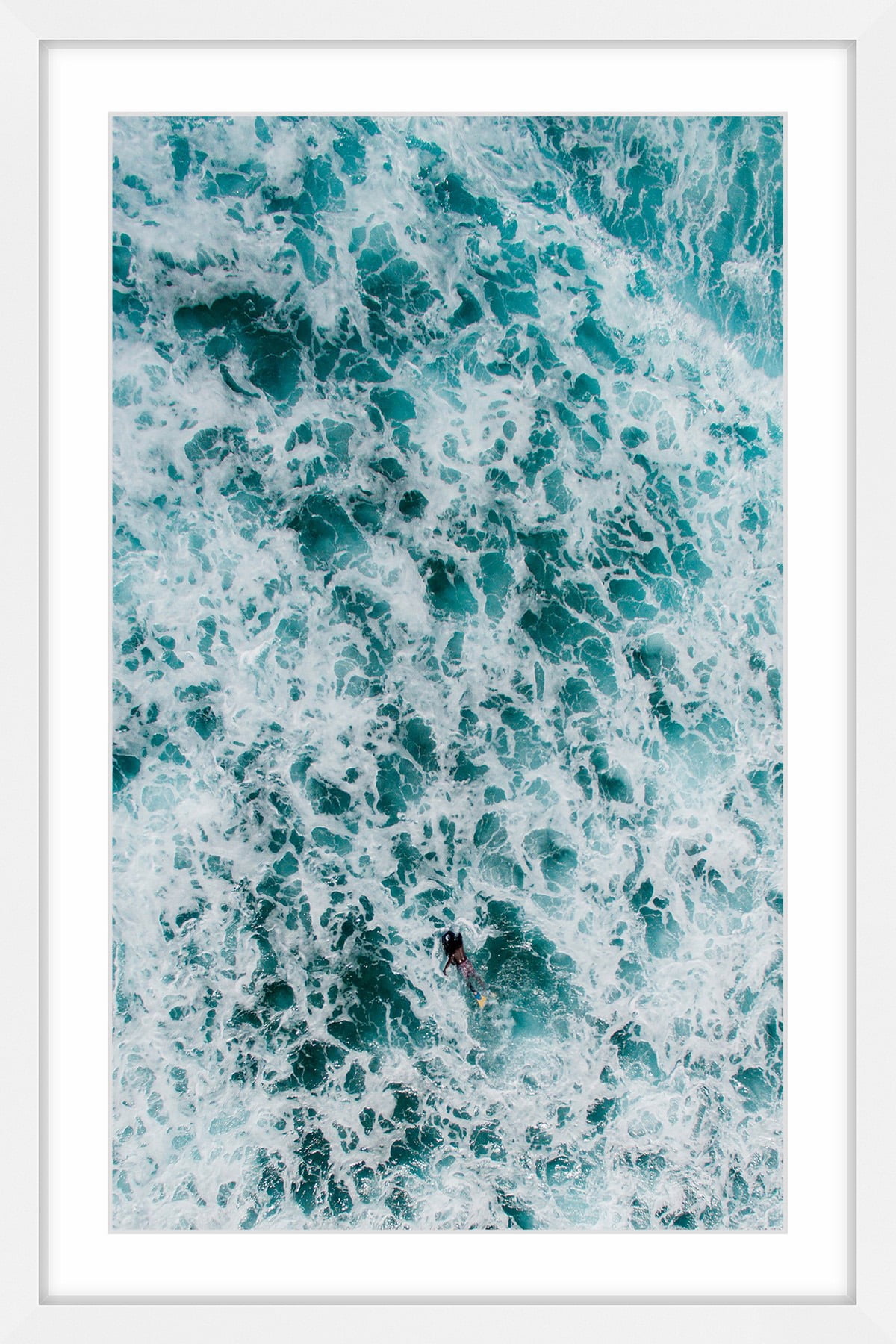 Marmont Hill Foam II by Hassan Ishan Framed Wall Art, 12" x 8"